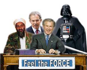 George Bush accused militants of seeking to establish a "radical Islamic empire"