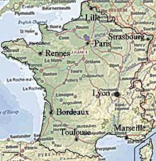 Map of France