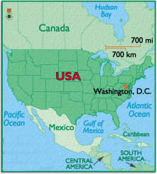 Map of USA